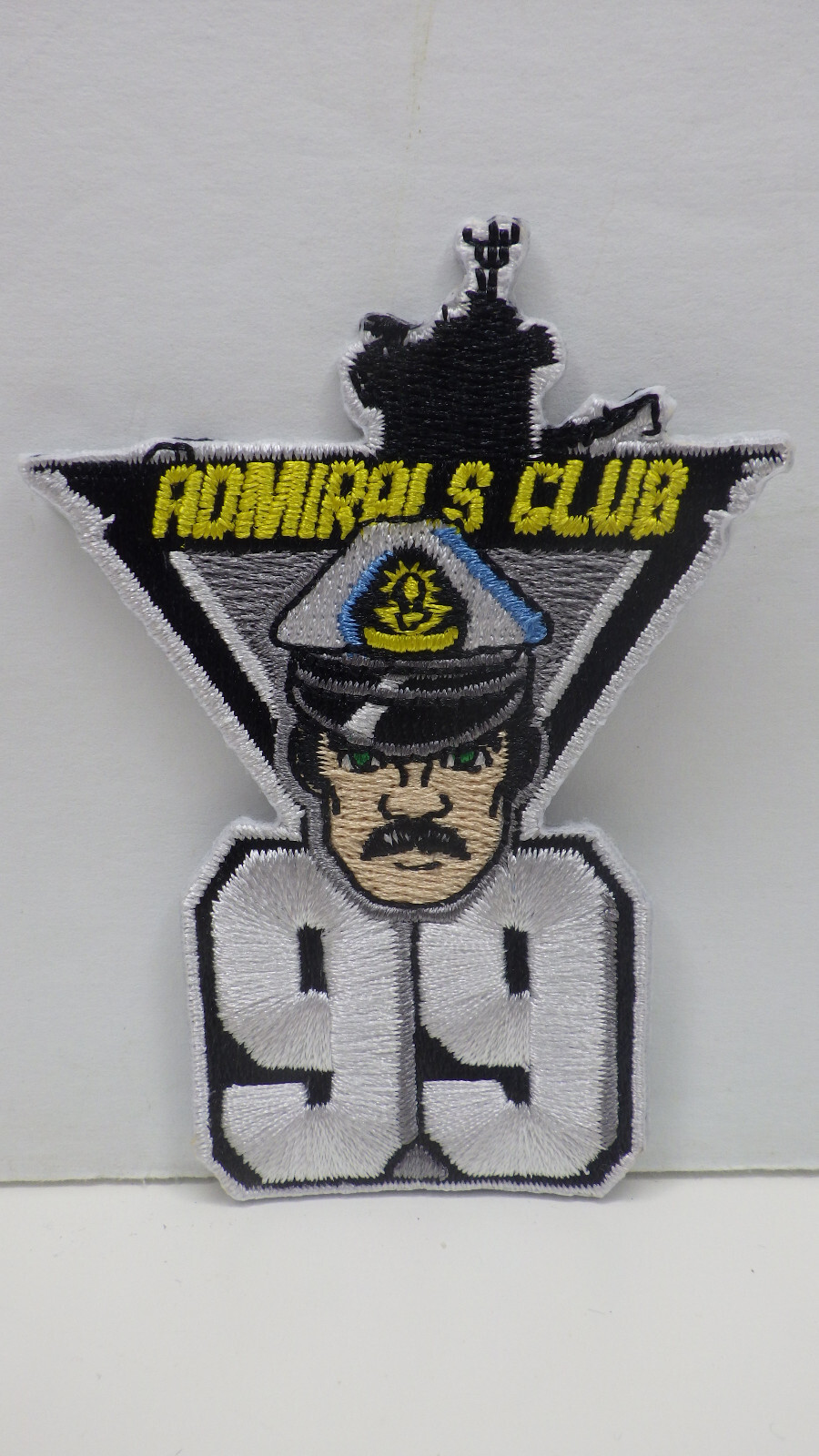 G I Joe custom Admiral\'s club 3 inch patch USS Flagg Keel Haul Aircraft Carrier