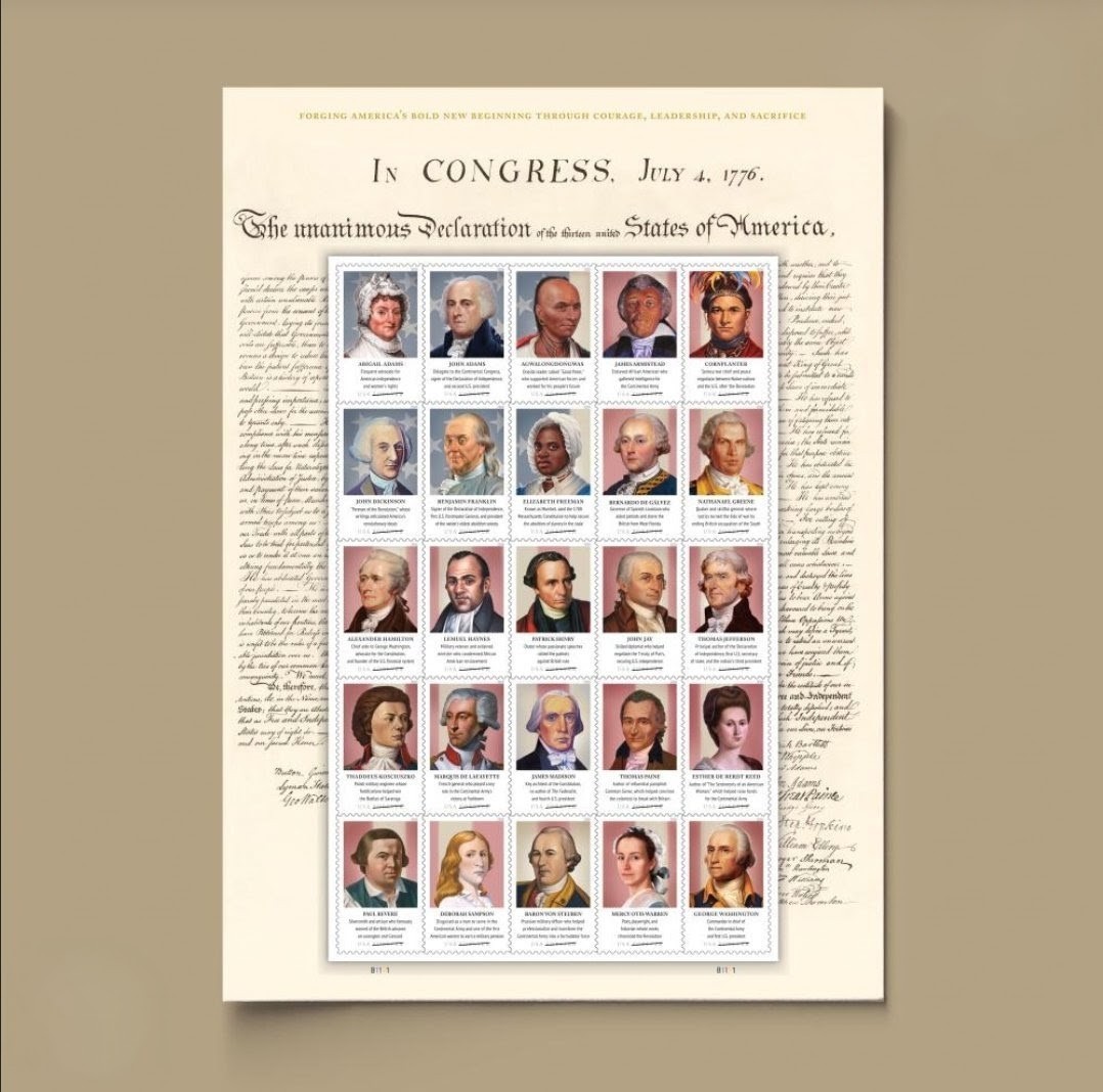 2026 In Congress Forever Stamps Sheet of 25, Declaration, Independence