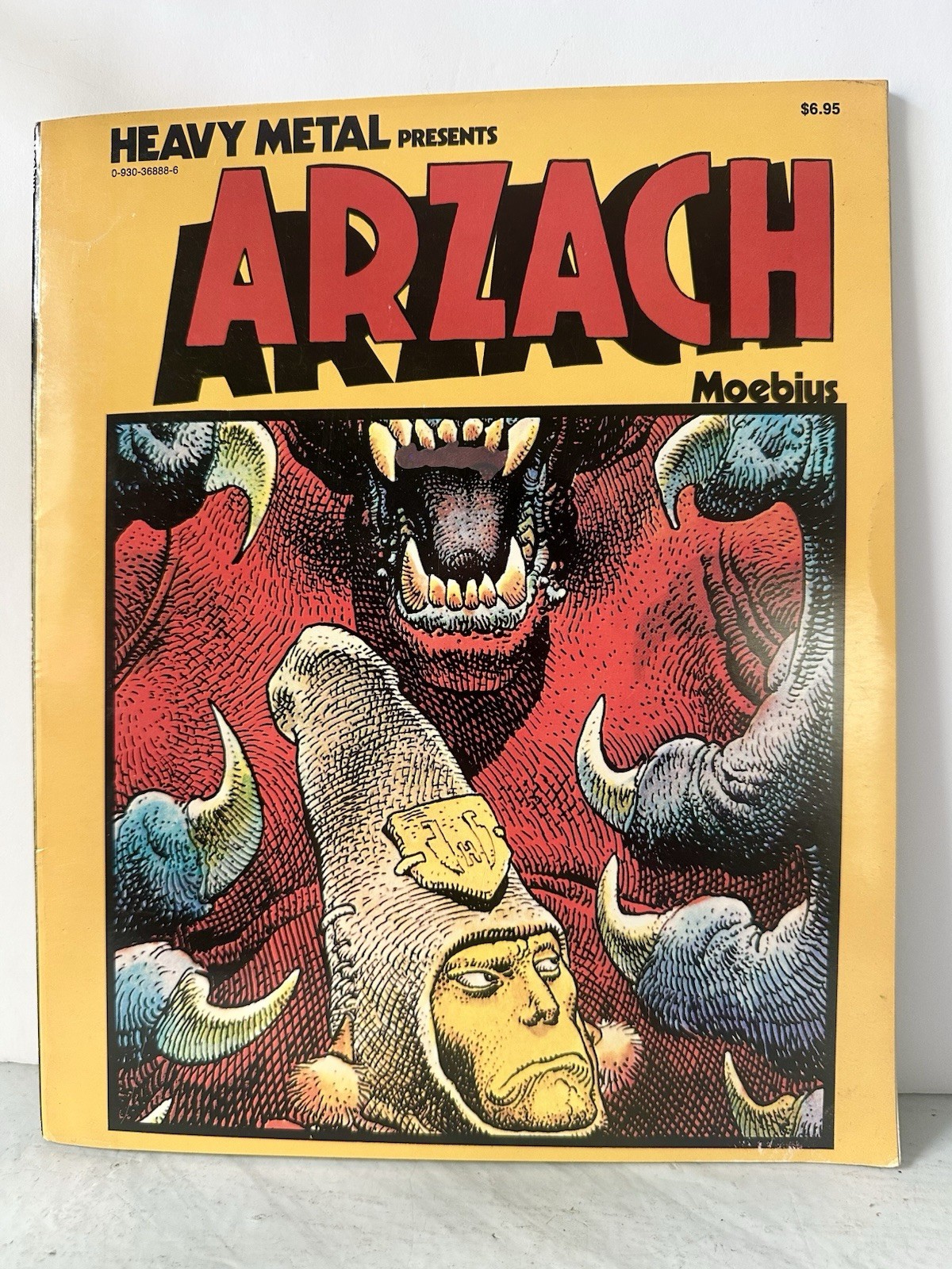 Moebius : Arzach - Heavy Metal Magazine -  Softcover vintage Graphic Novel 1977