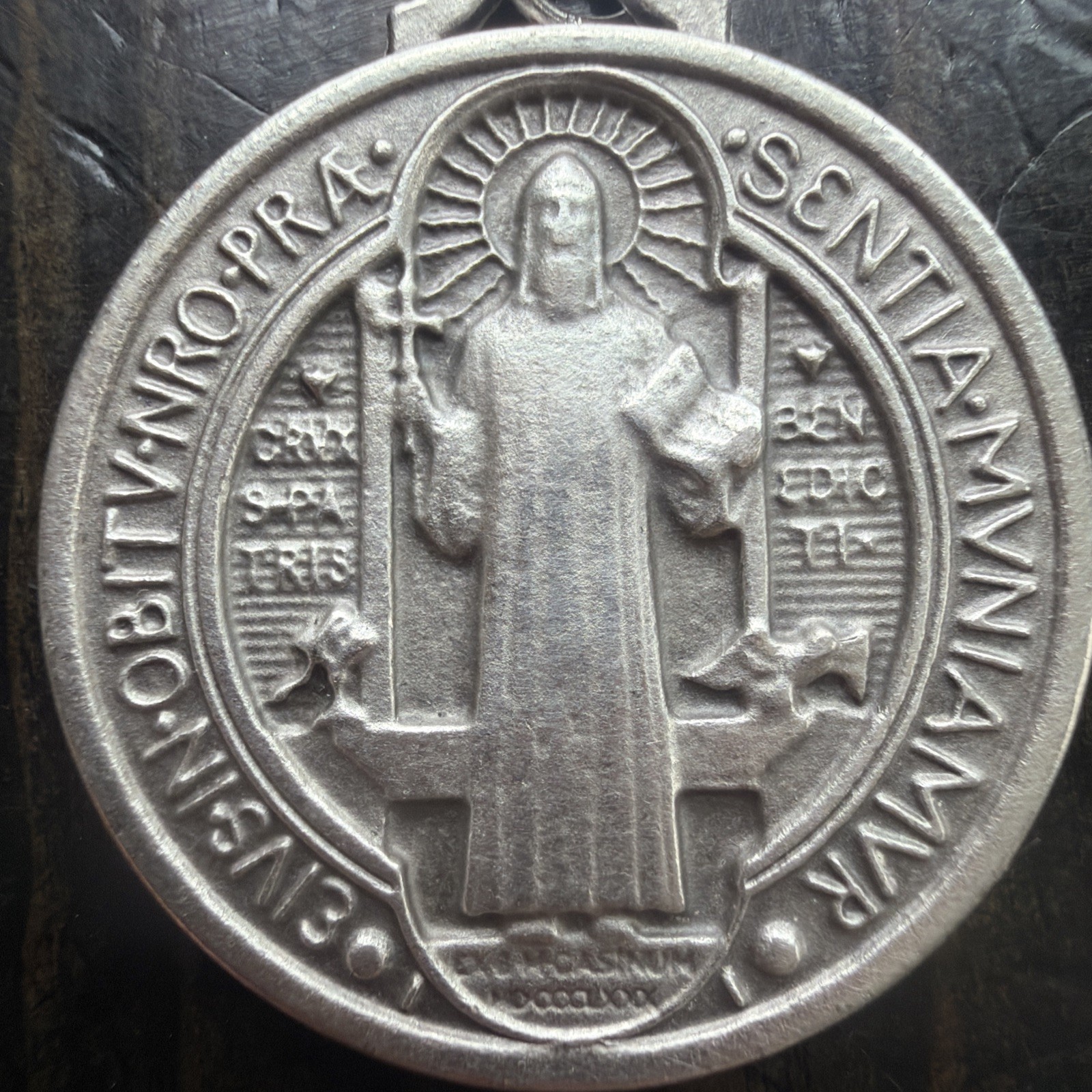 Vintage Catholic St Benedict Religious Medal Vintage Catholic St Benedict Religious Medal