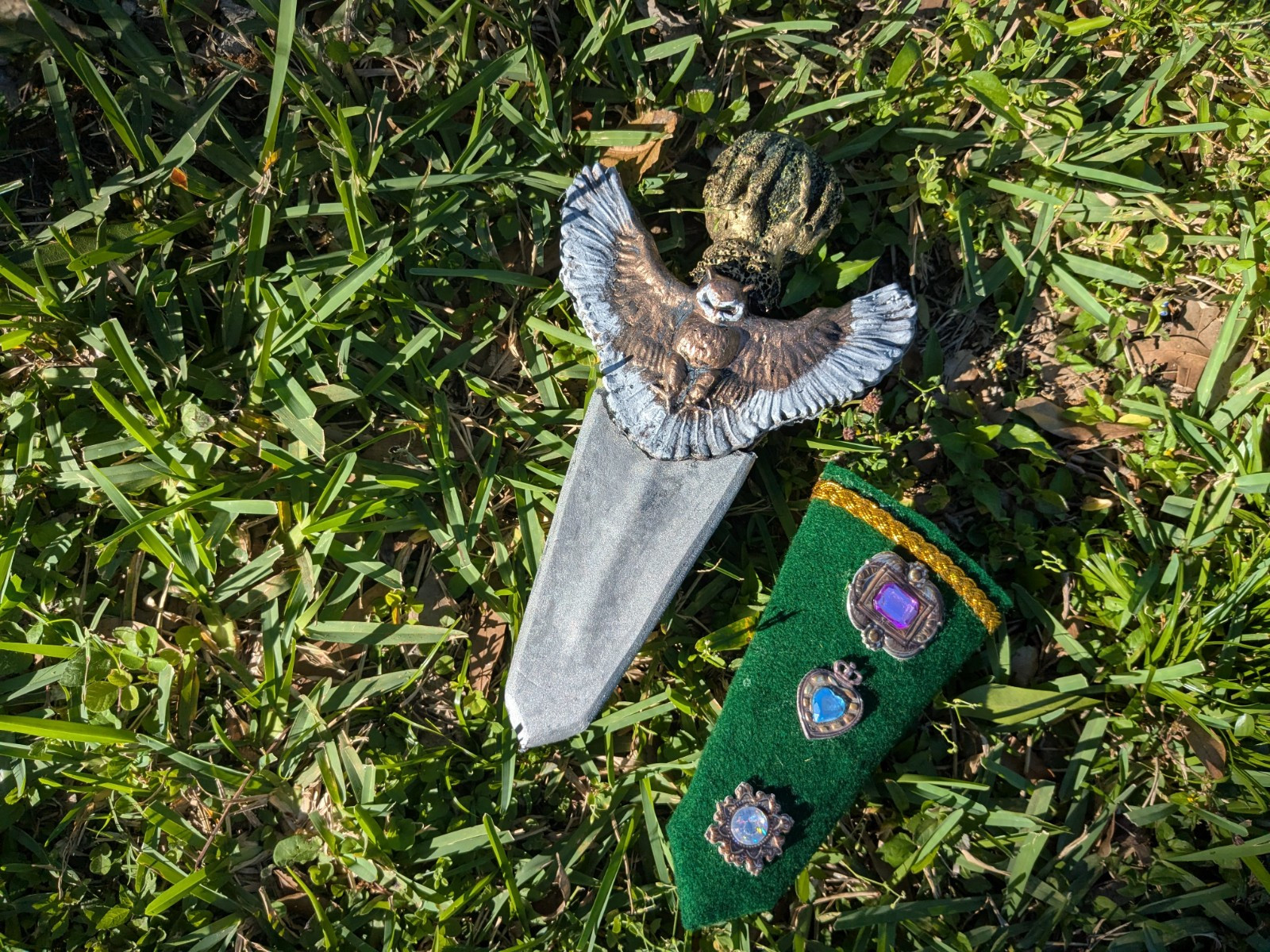 Handmade Eva Foam Owl Knife And Sheath