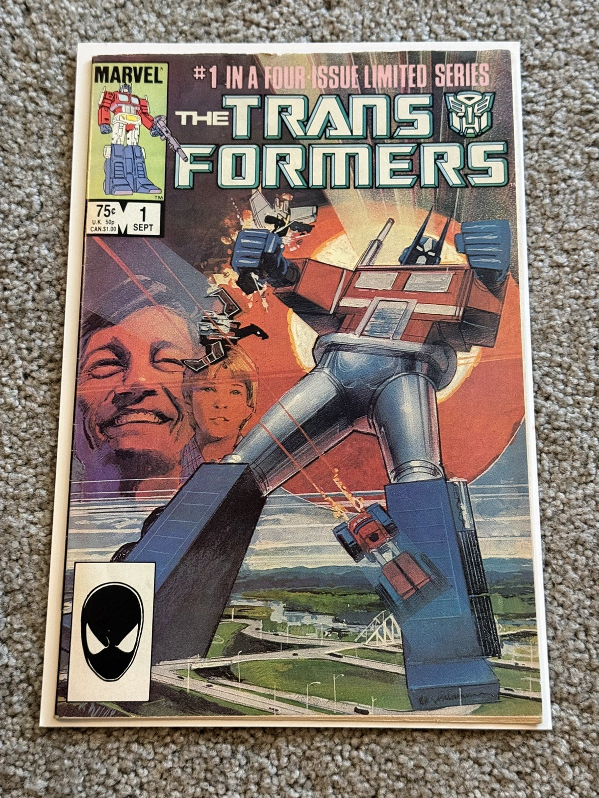 TRANSFORMERS (Marvel,  1984) #1 1st Optimus Prime 1st Megatron VF+/NM 1st Print