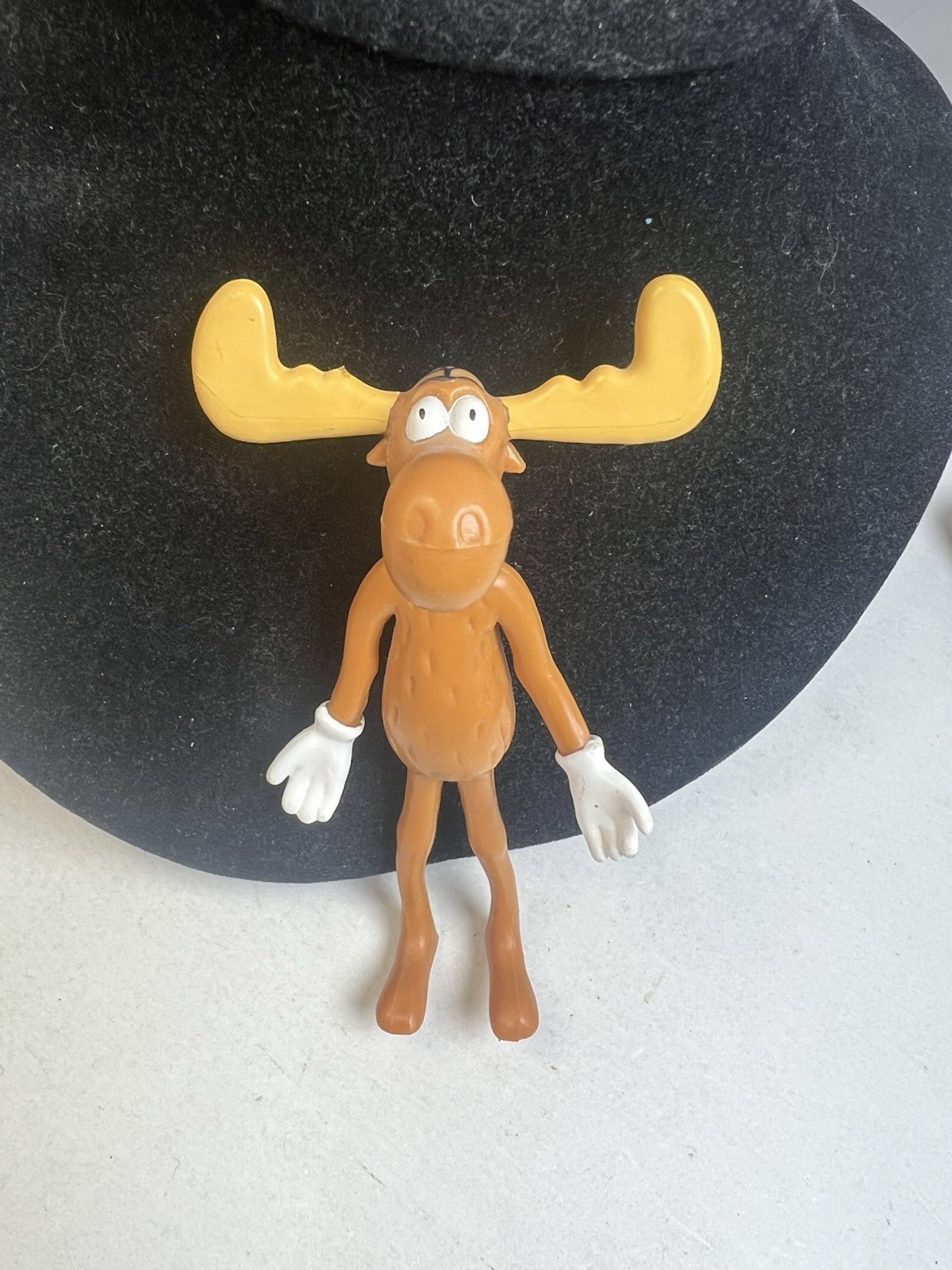 Vintage Bullwinkle Figure Tm & Ward Productions Rare