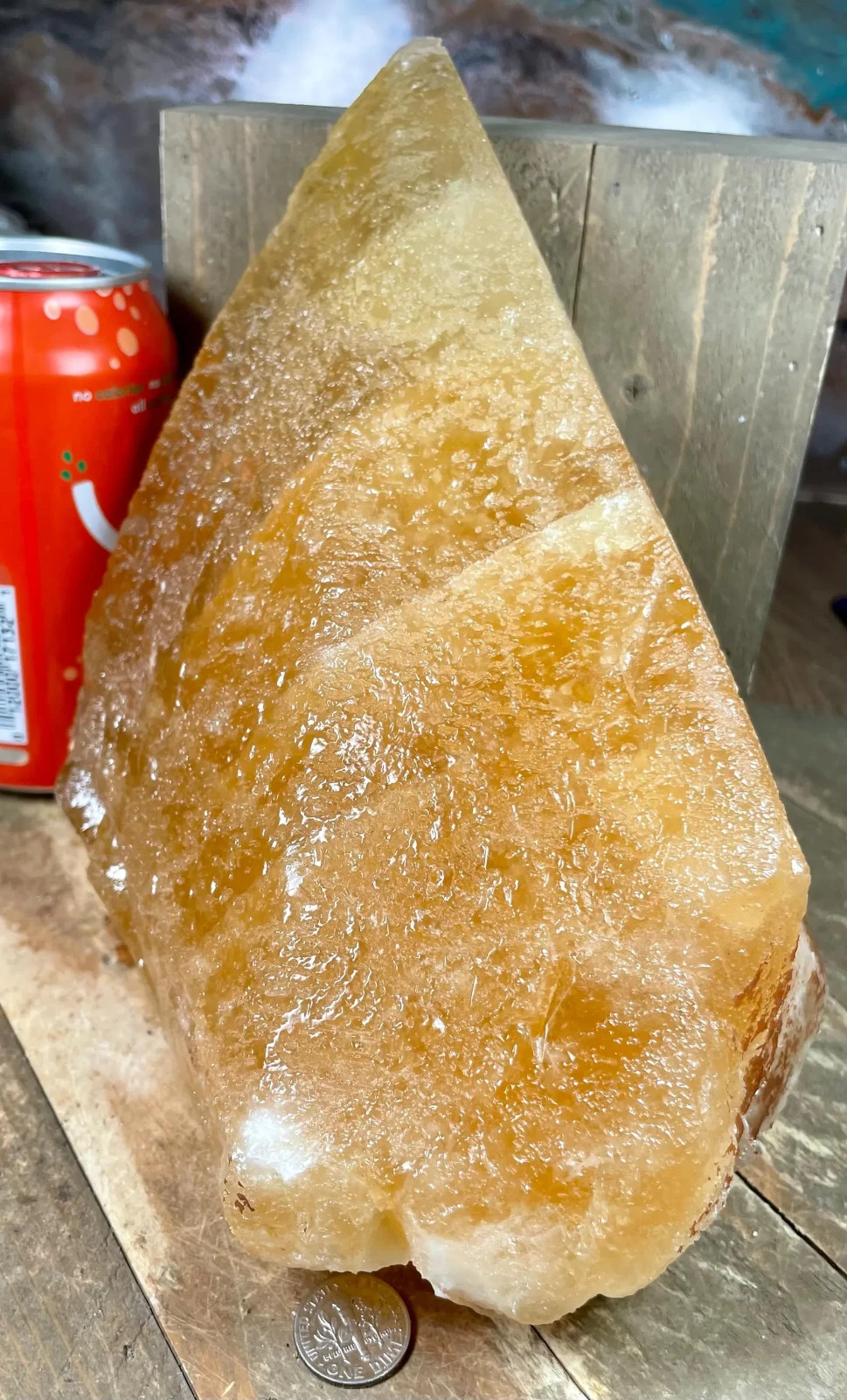 7.2 LB Enormous Beautiful Dogtooth Calcite Crystal Point Cluster, Morocco