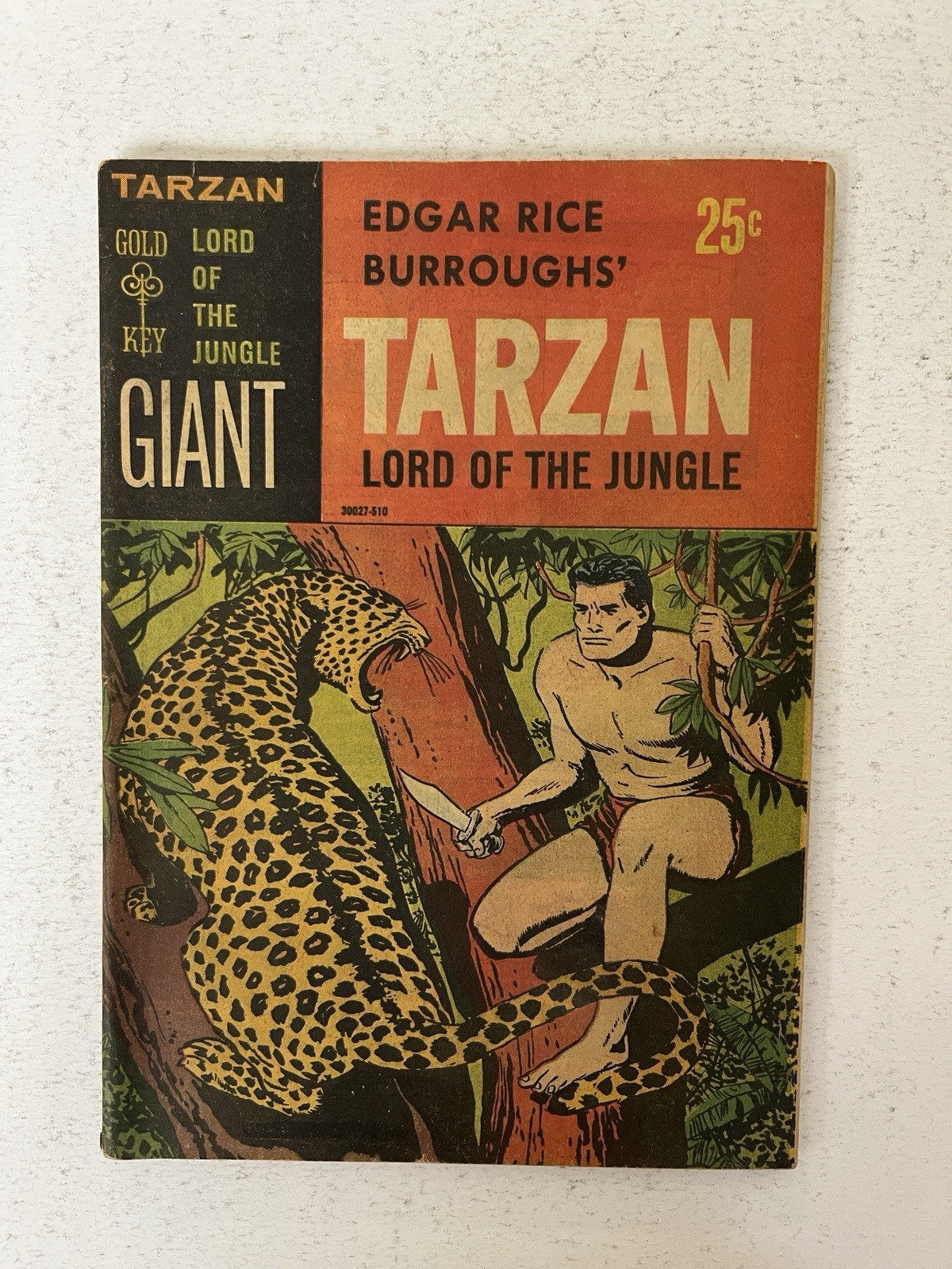 Tarzan Lord of the Jungle 1 (6.5 FN+) Dell Giant