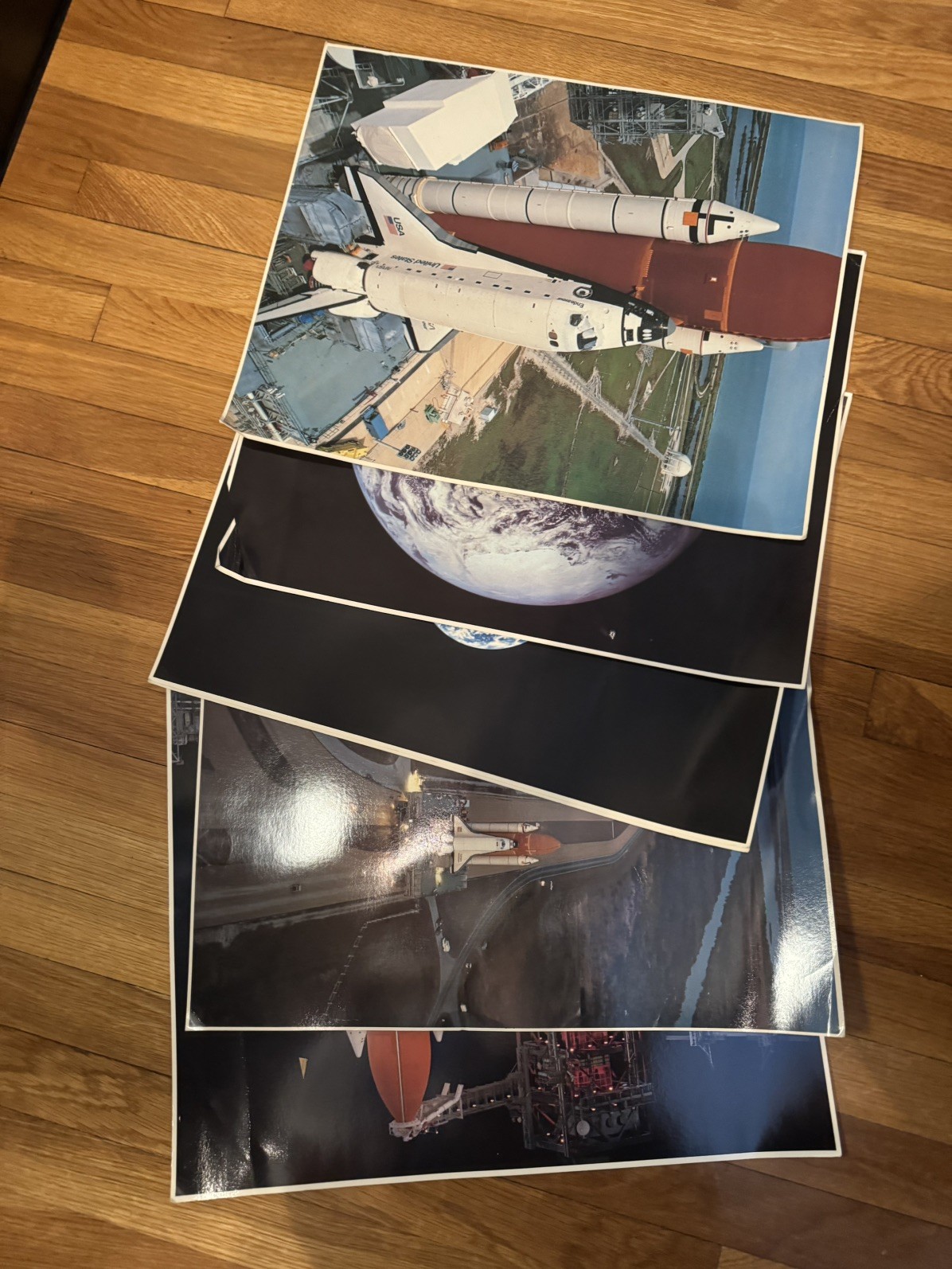 1980s NASA SPACE SHUTTLE COLLECTION Art Print Posters Cardstock 16X20