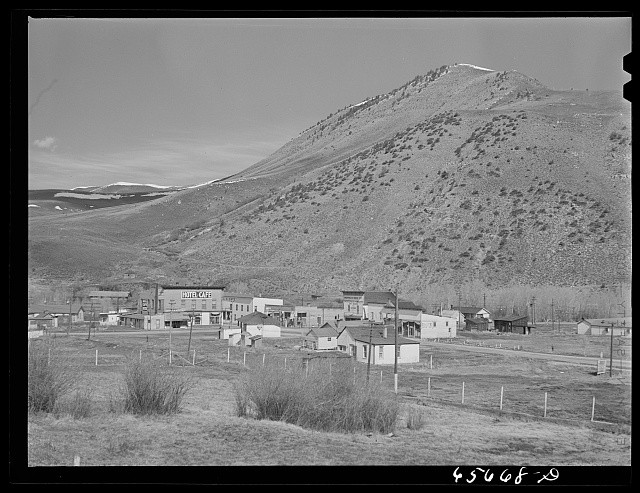 Photo:Hot Sulphur Springs Colorado 1942 Mountain Town Hotel Cafe