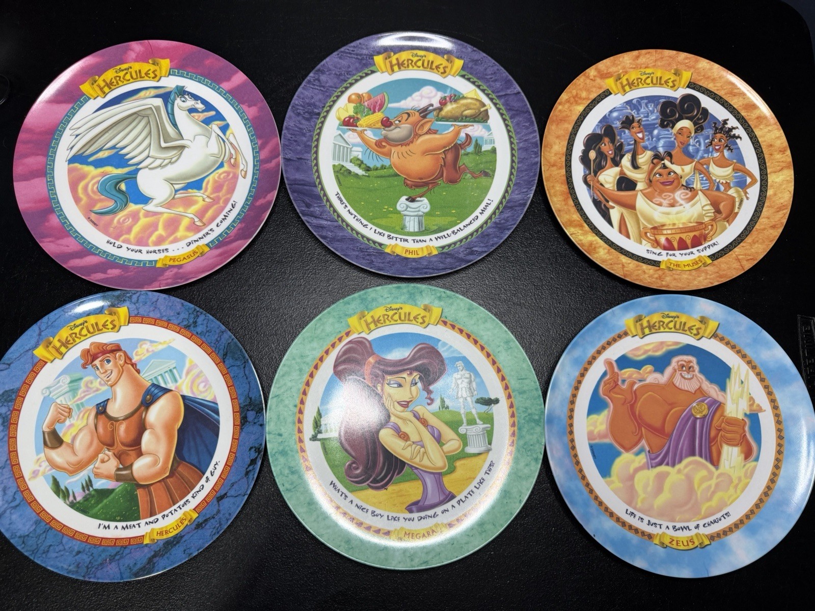 Complete Set Of 6 McDonald\'s Disney\'s Hercules Movie Collector 9.5\ Complete Set Of 6 McDonald\'s Disney\'s Hercules Movie Collector 9.5\