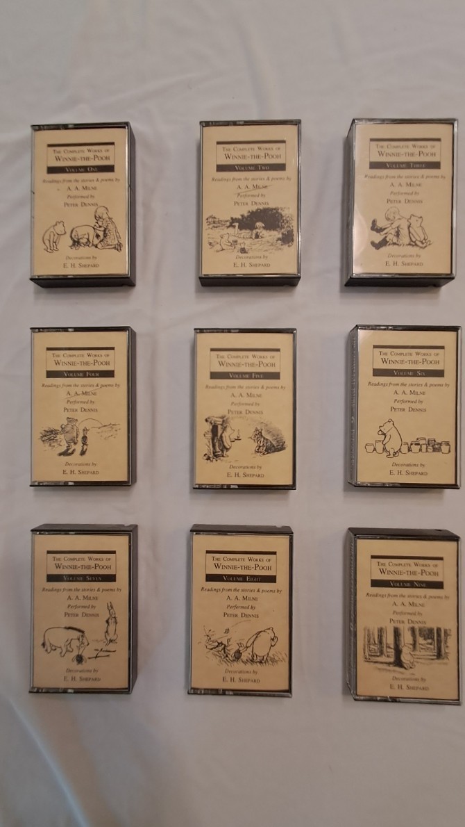 The Complete Works of Winnie The Pooh: 9 Cassette Box Set 1990 Audiobook Disney