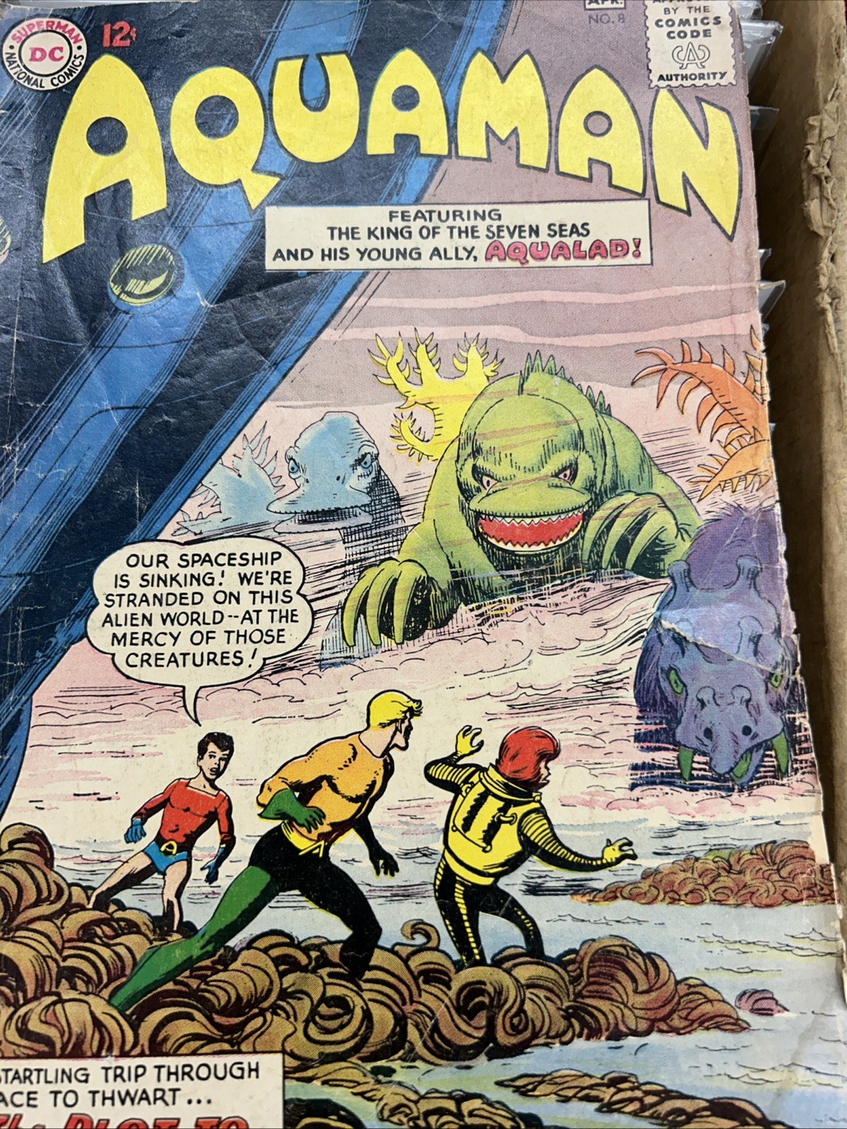 early aquaman #8,43&52