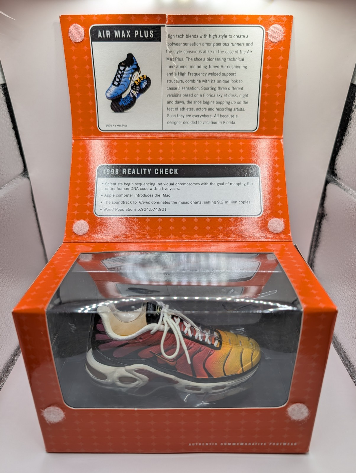 Nike Classics Authentic Commemorative Footwear Air Max Plus Collectable Limited
