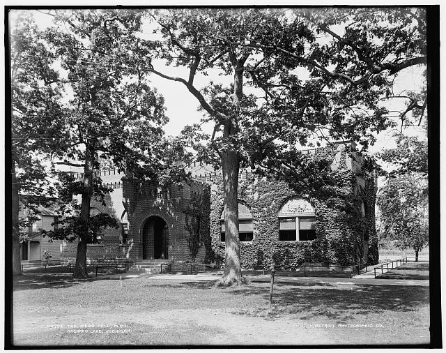 Photo:Orchard Lake Michigan Military Academy Mess Hall 1900s Ivy Building