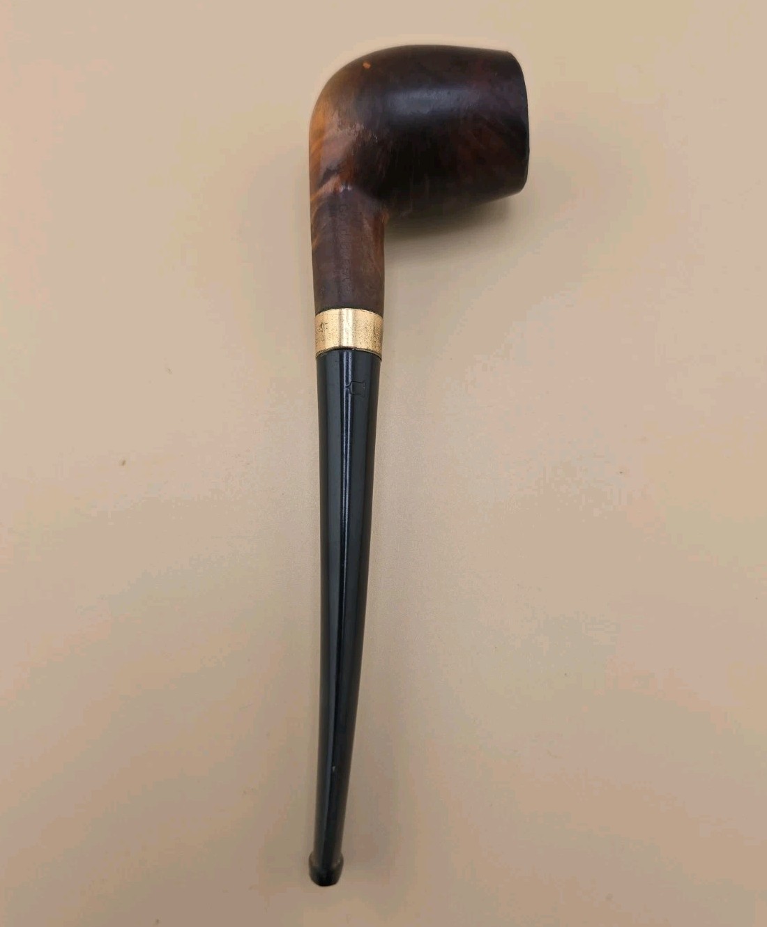 Beautiful Estate Pipe Vintage 11 Medico Gold Crest 1/30 14k RGP  Imported Briar
