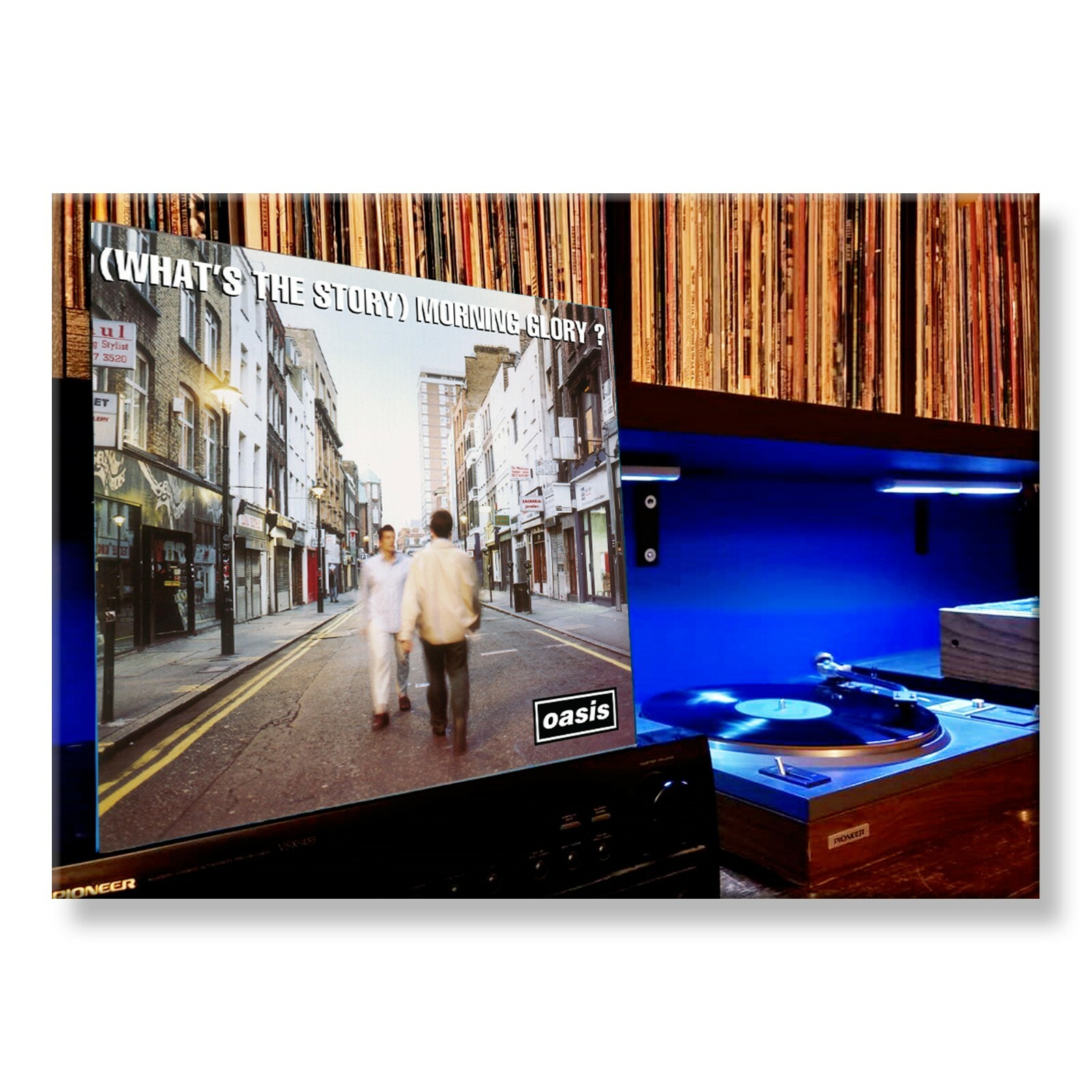 OASIS Whats The Story Classic Album 3.5 inches x 2.5 inches FRIDGE MAGNET