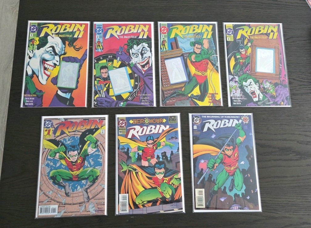 ROBIN II THE JOKER'S WILD #1-4 + ROBIN #1 + ZERO HOUR #0 + ROBIN #10 VG