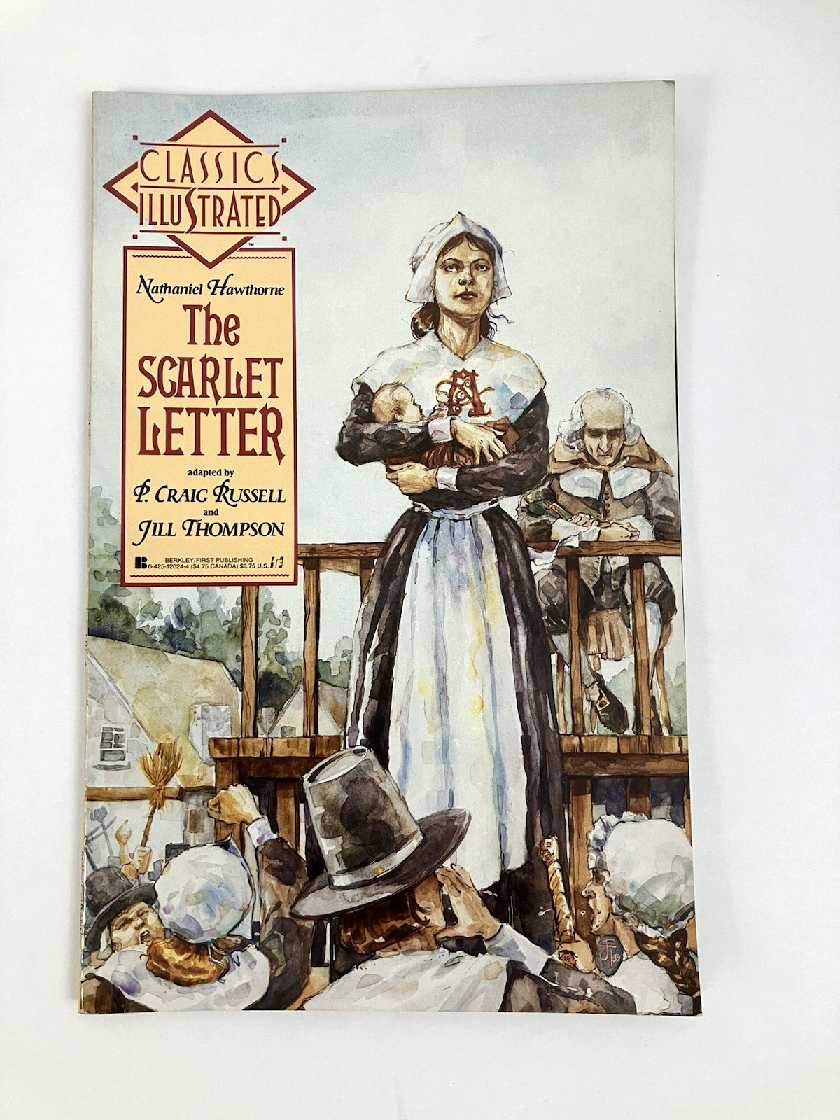 Classics Illustrated The Scarlet Letter Graphic Novel – Russell/Thompson 1990 VF