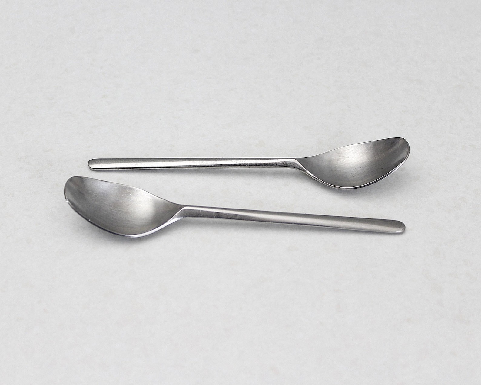 2 Rosenthal Composition S Teaspoons Tapio Wirkkala Mid Century Stainless Steel
