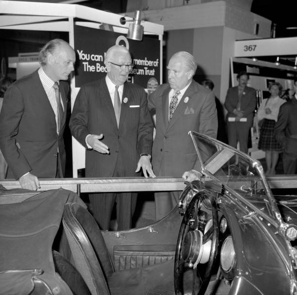 Sir William Lyons founder of Jaguar Cars, who officially opene- 1972 Old Photo