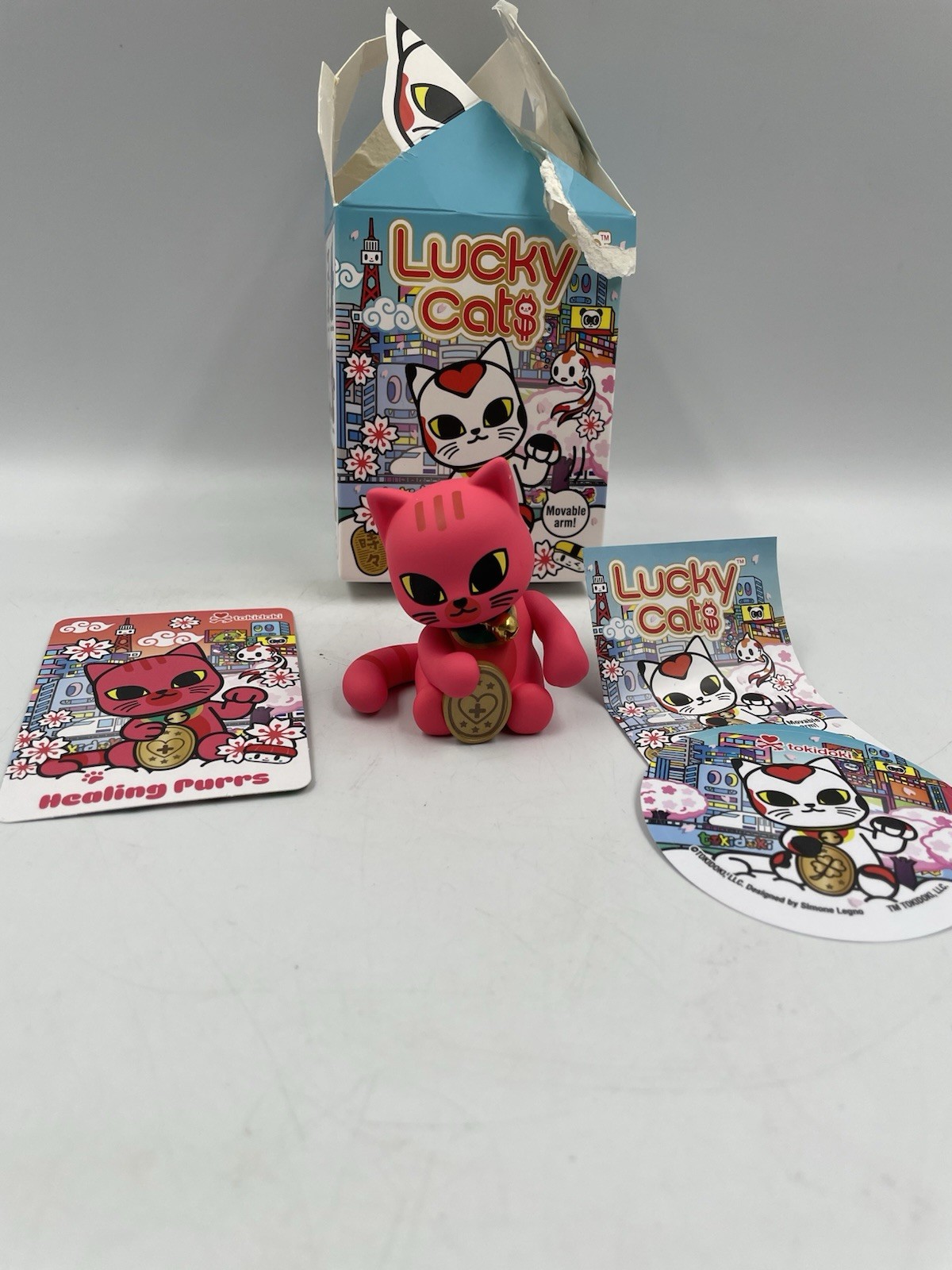 Tokidoki Lucky Cats Healing Purrs Vinyl Figure New w/ Box
