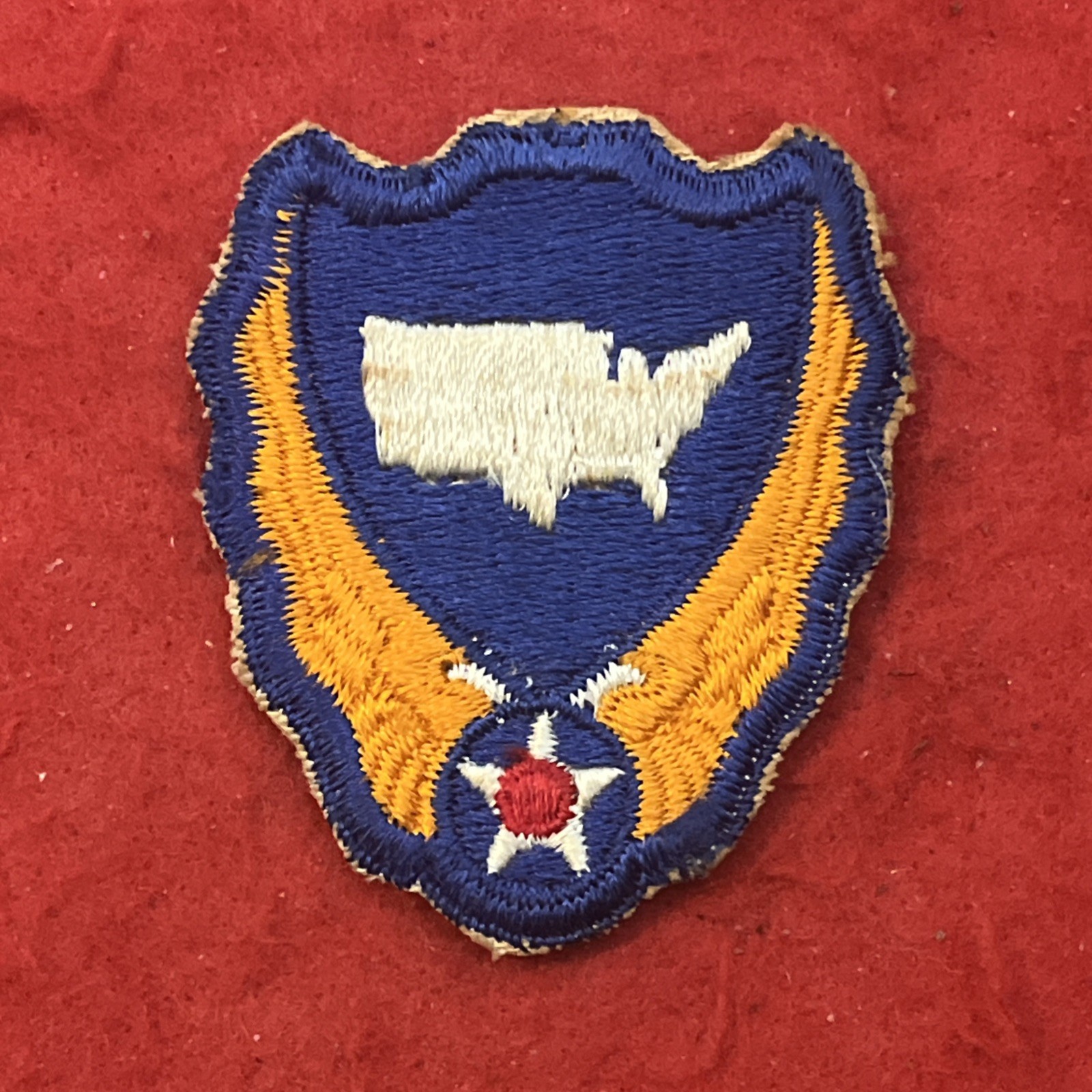 1950s U. S. CONTINENTAL AIR COMMAND (ConAC) USAF Military Patch • NO Glow • G-VG