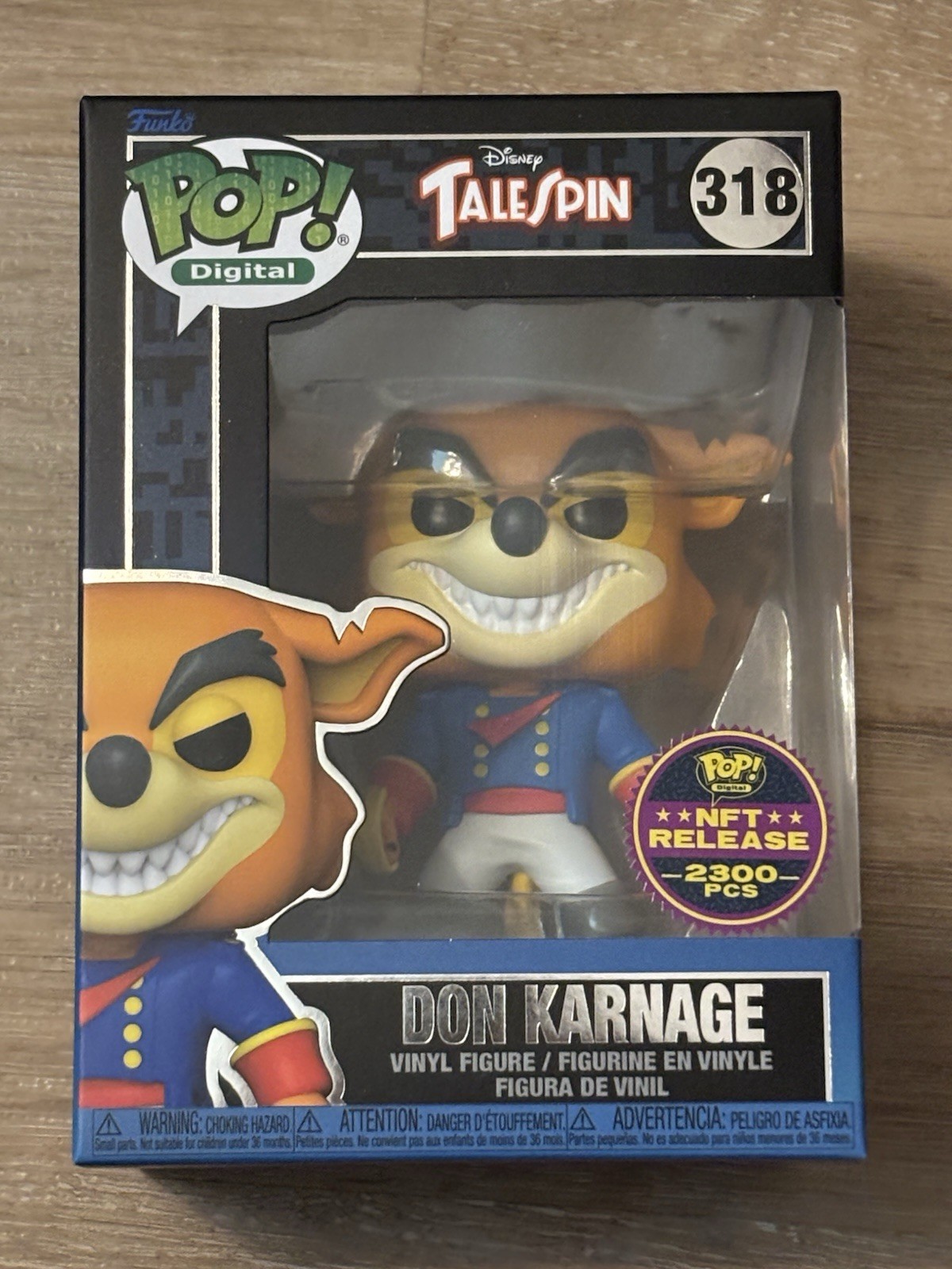 Funko Pop Disney 318 Don Karnage LE 2300 Royalty Digital Talespin