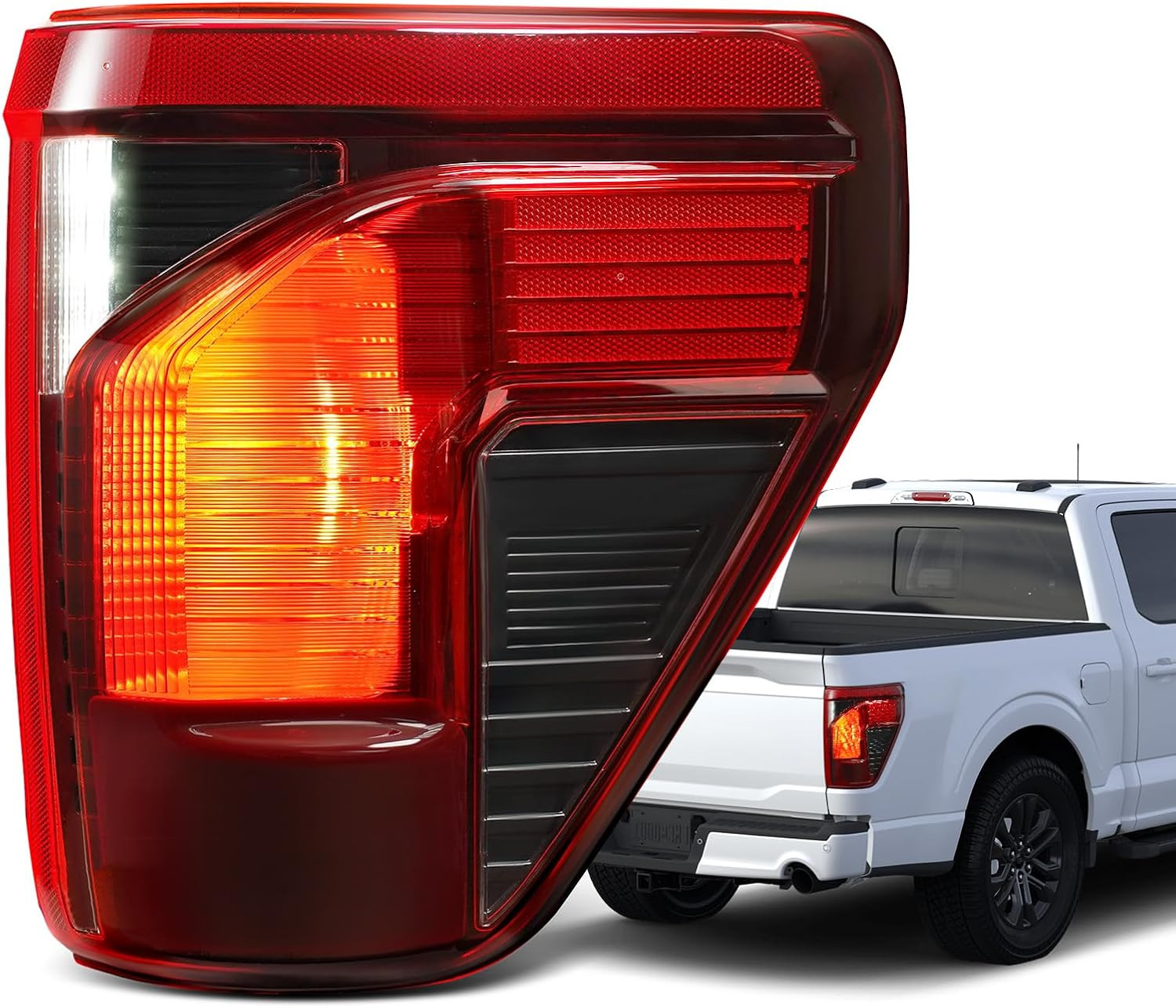Halogen Tail Lights Compatible with 2024-2026 Ford F150