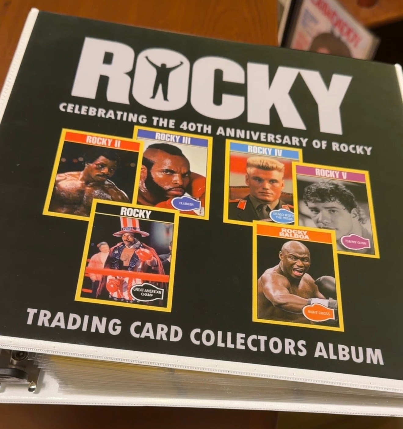 2016 Topps Rocky 40th Anniversary Complete Set NRMT customized binder 330 cards