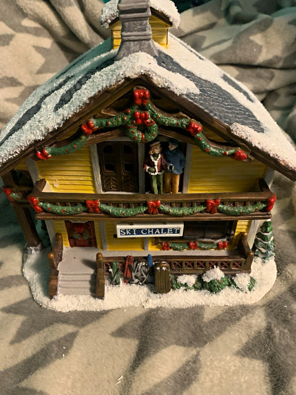 St. Nicholas Square The Village Collection 2007 Ski Chalet Christmas Village