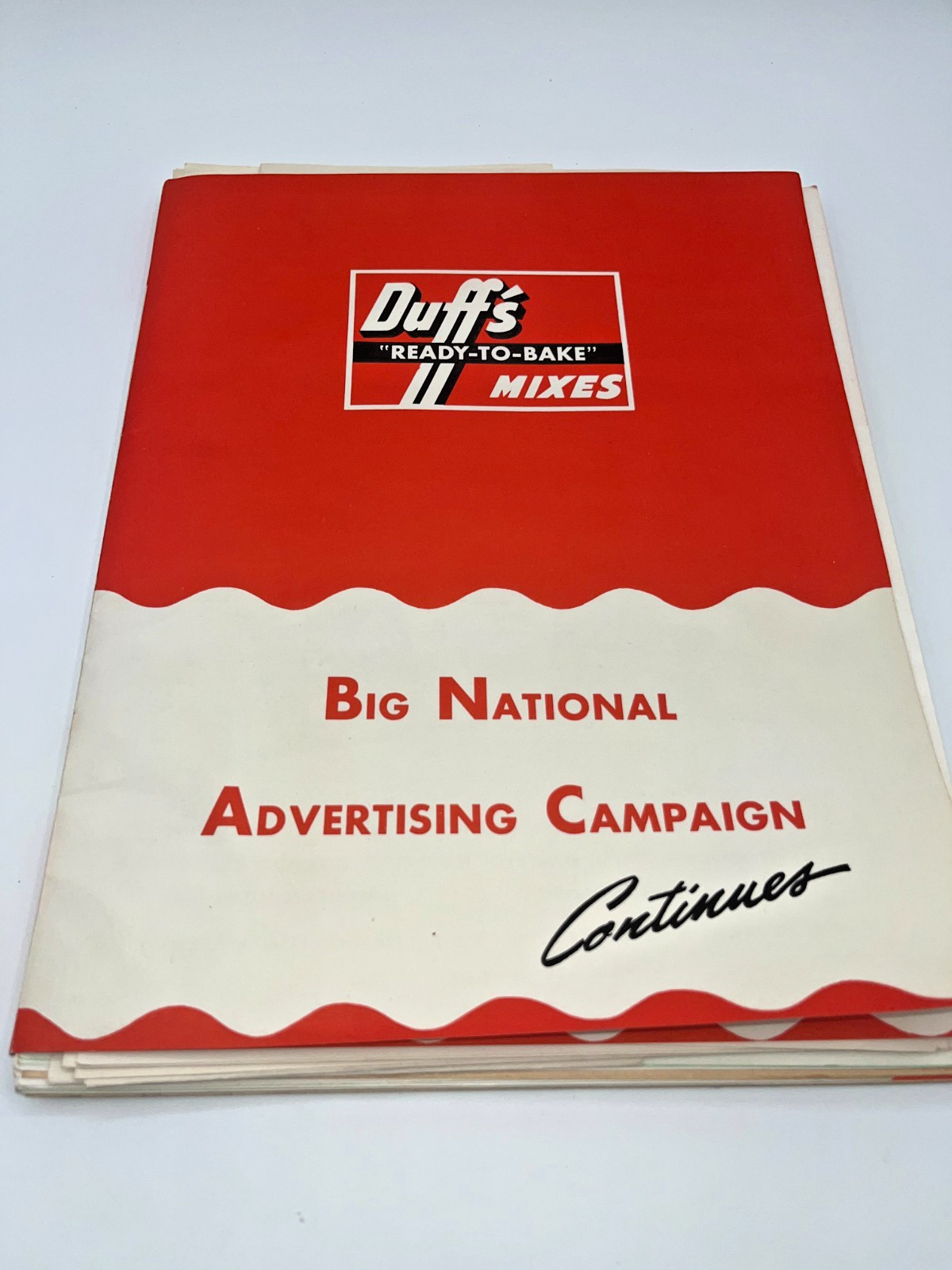 Vintage 1940\'s Duff\'s Big National Advertisign Campaign Salesman Binder Ephemera