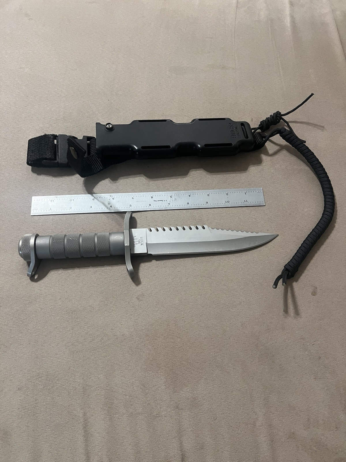 1985 Buck Buckmaster Model 184 With Original Sheath