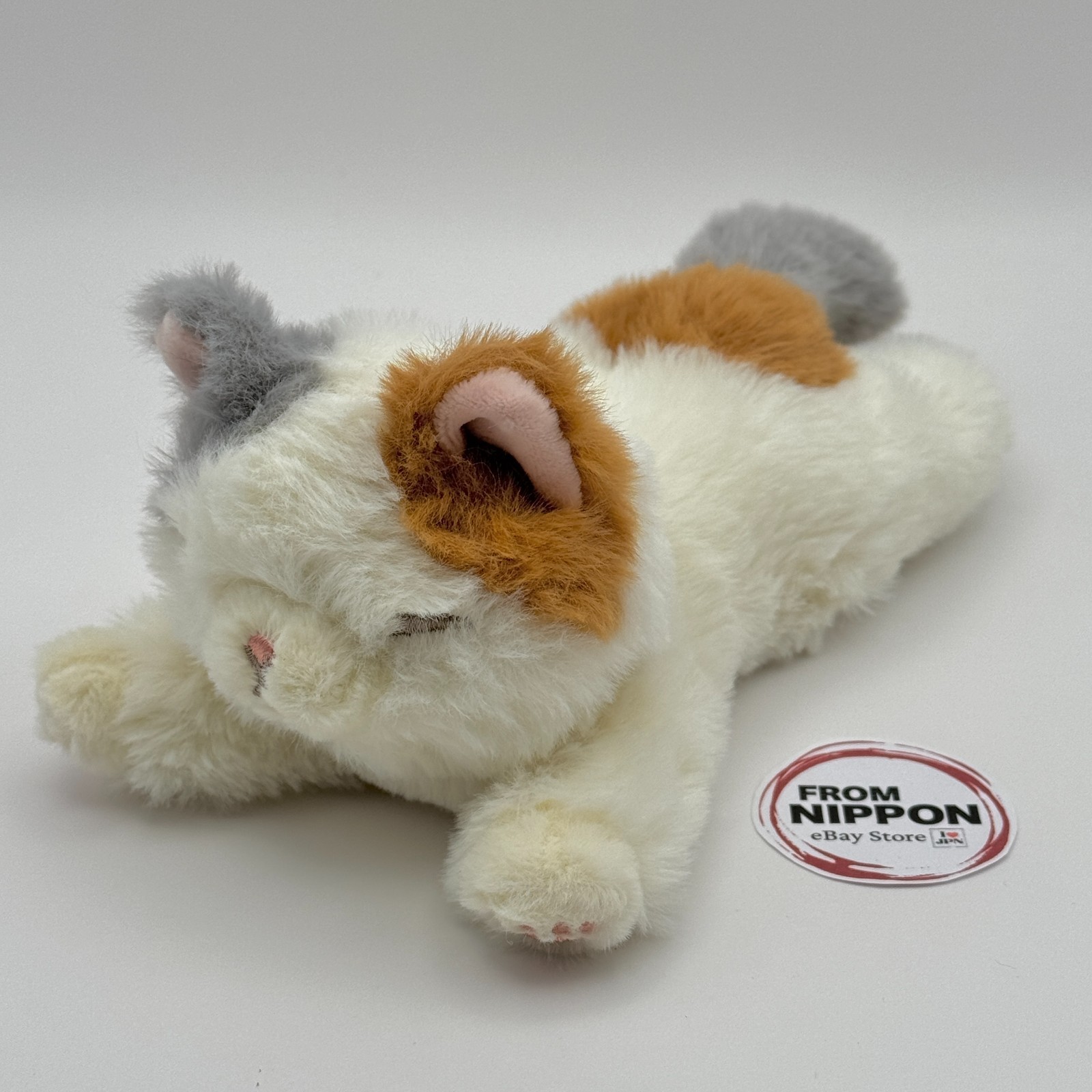 Livheart Kutattobiyori Calico Cat Fluffy Mascot Plush 20 cm New