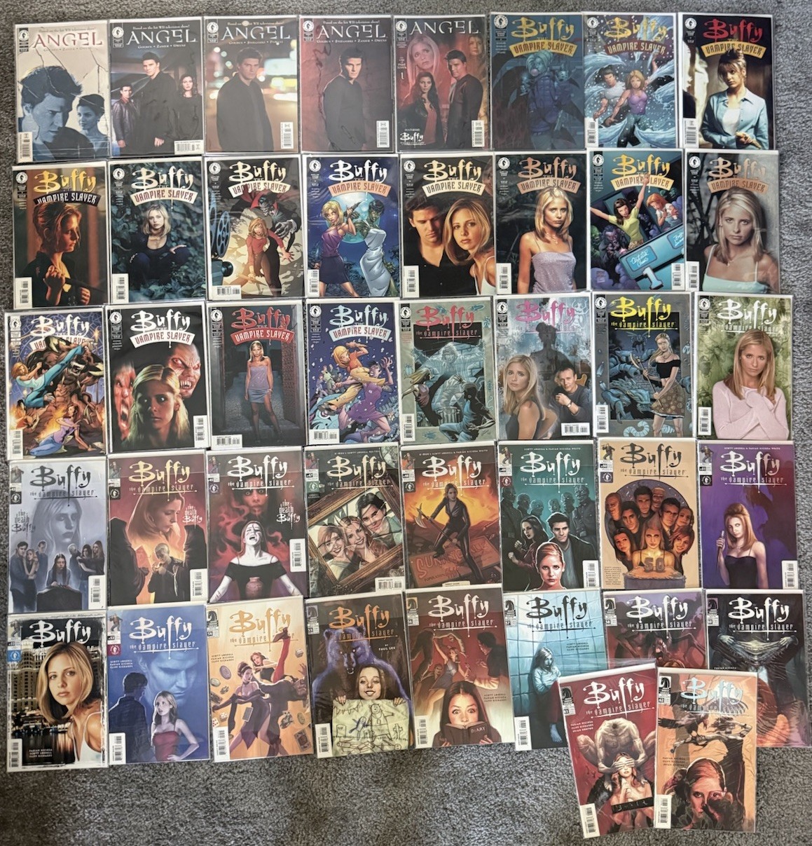 Lot Of 42 Vintage Dark Horse Buffy The Vampire Slayer Angel Comics Bloodchrome