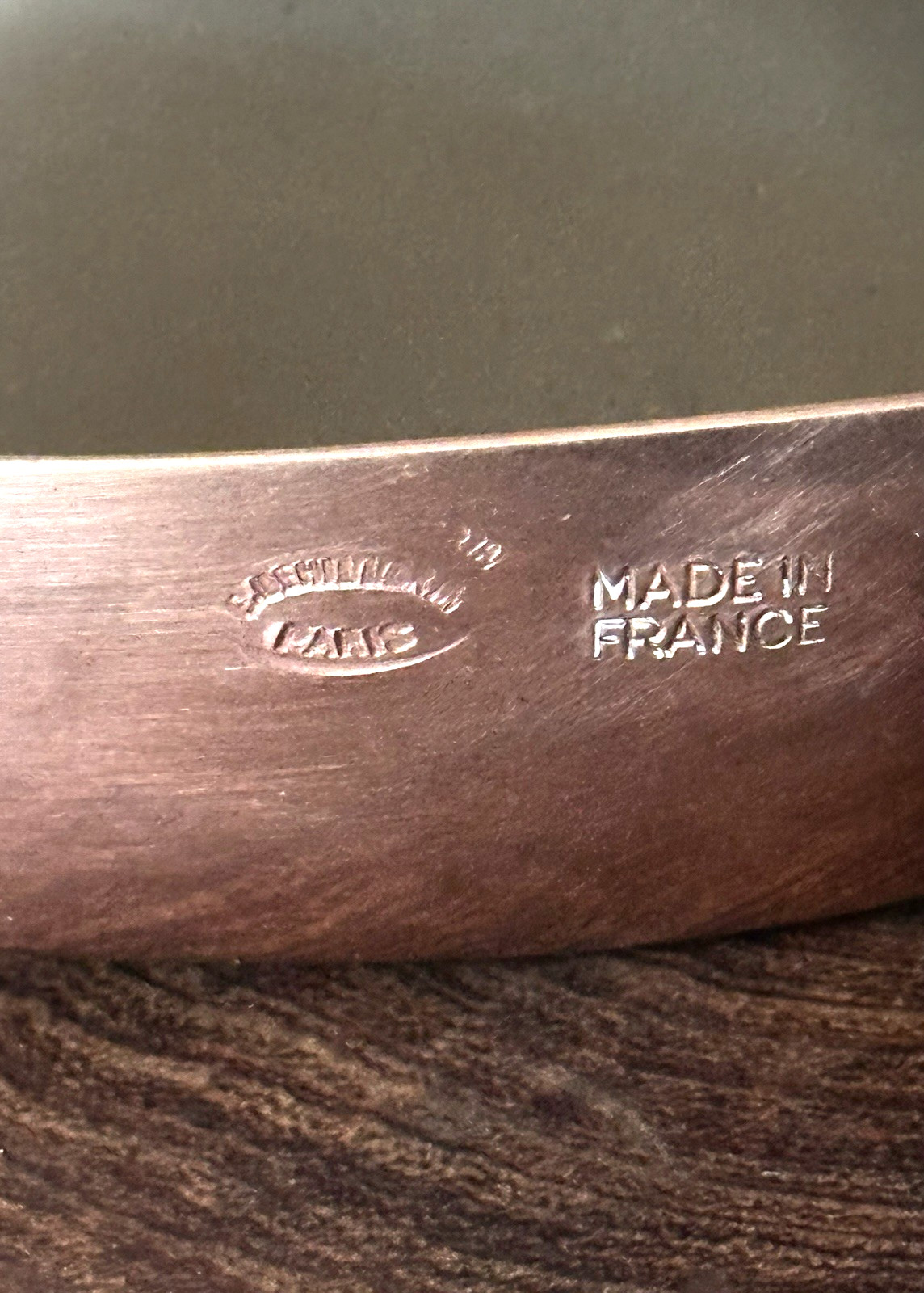 Beautiful Dehillerin Paris 12” Copper Oval Gratin Pan Pot Stainless Lined France