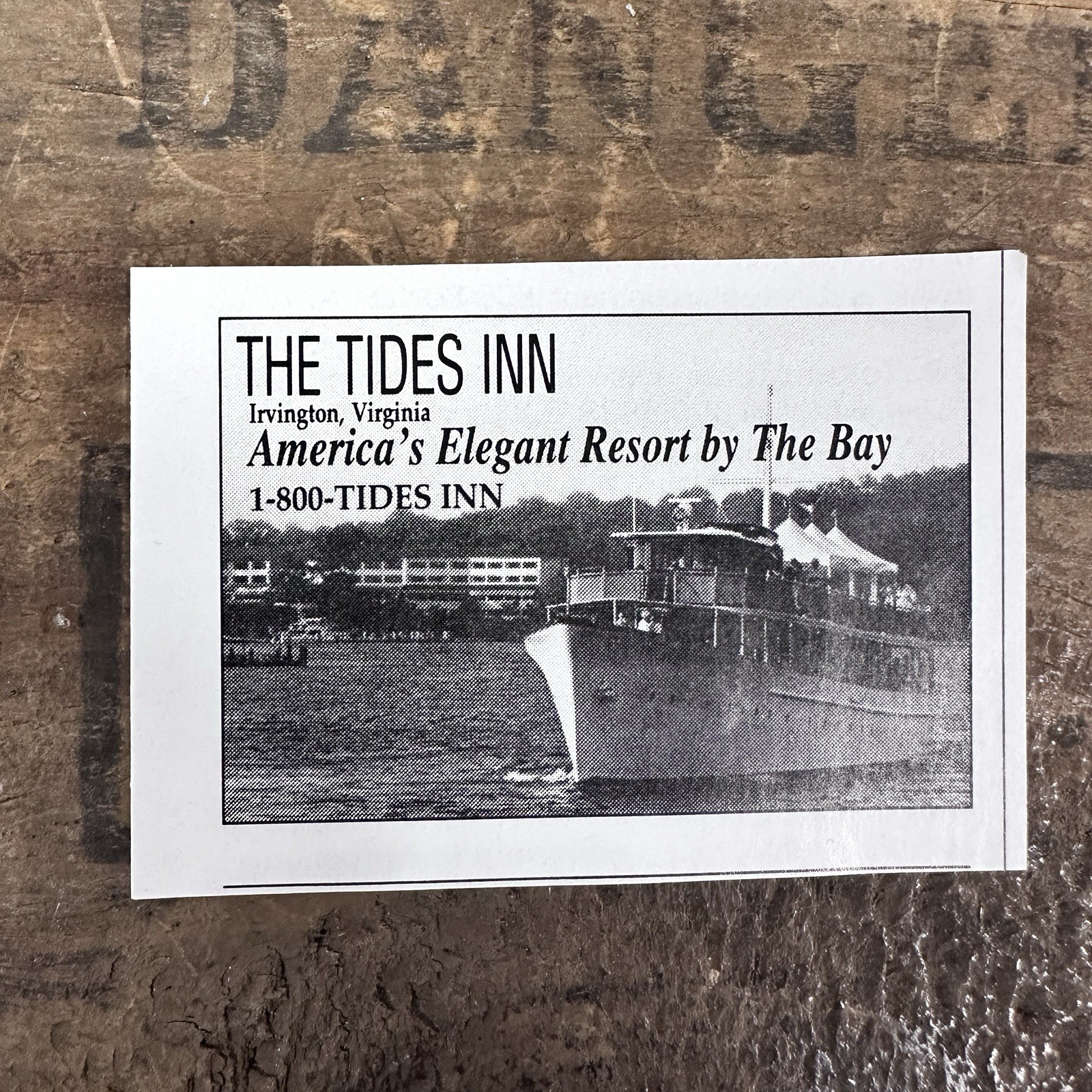 The Tides Inn Resort Irvington Virginia Vintage Print Ad Travel Advert