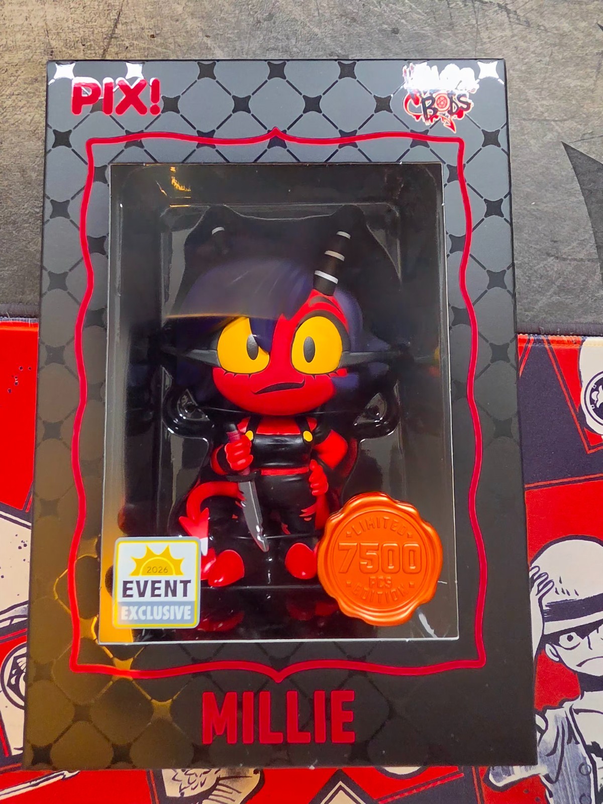 SDCC 2026 Exclusive Thrilljoy pix Helluva Boss Millie Sealed Le 7500