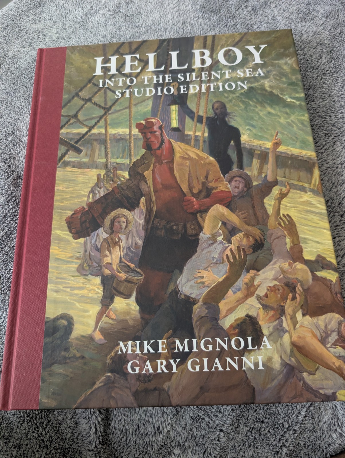 Hellboy Into the Silent Sea Studio Edition Mike Mignola Signed By Gary Gianni