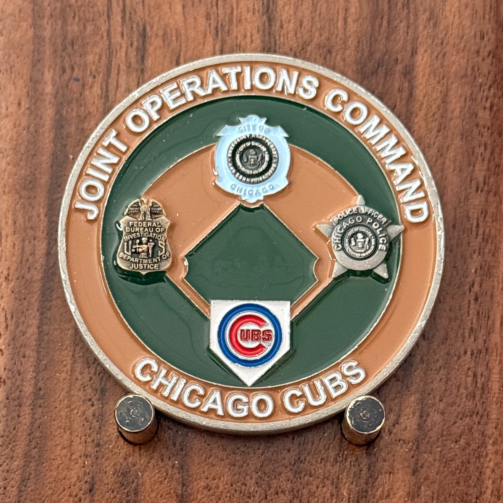 Joint Operations Command Chicago Cubs Wrigley Field Challenge Coin  M#25