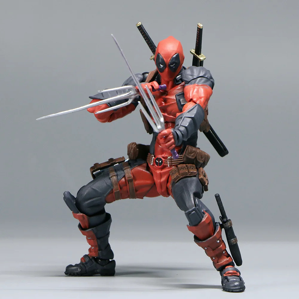 Amazing Yamaguchi Deadpool 2.0 Action Figure Toys 15cm Super Hero Dead Pool Mova