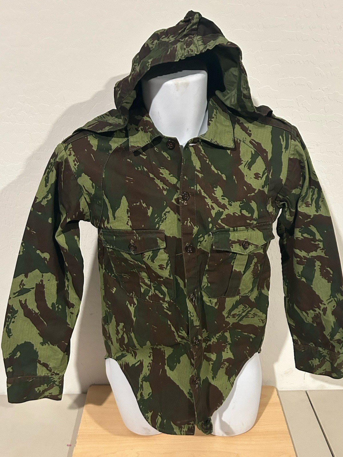 Original Portuguese M1964 Lizard Camouflage Tunic with Hood