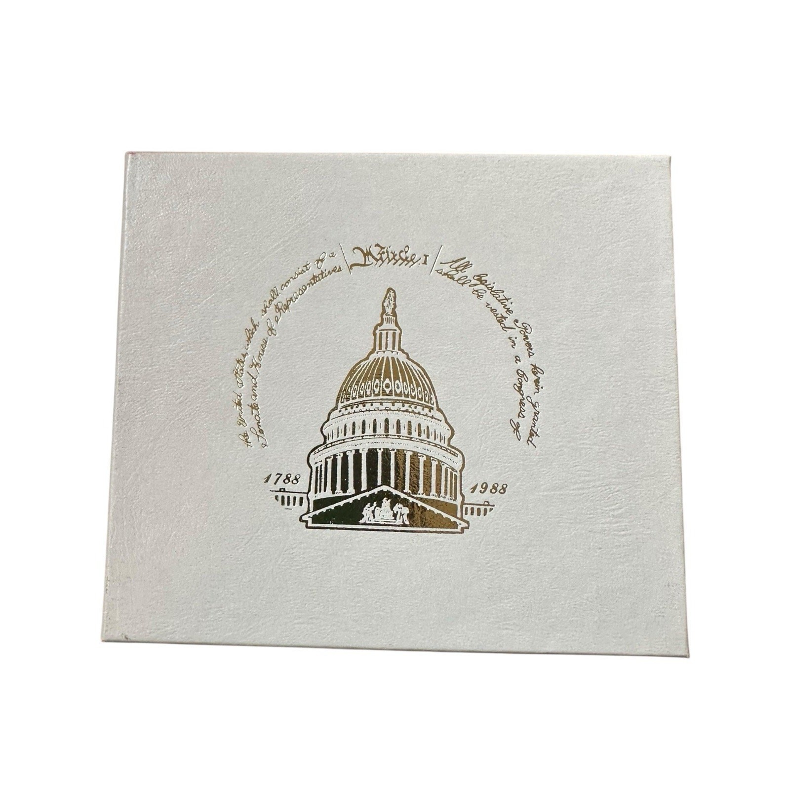 1788-1988 We The People Of American White House Christmas New In Box 1788-1988 We The People Of American White House Christmas New In Box