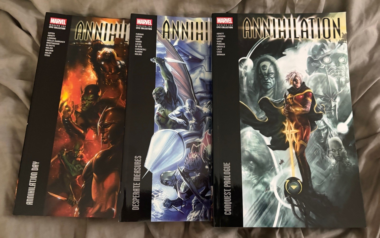 Annihilation Epic Collection Vol 1-3 Marvel Comics TPB Lot Giffen Abnett Lanning
