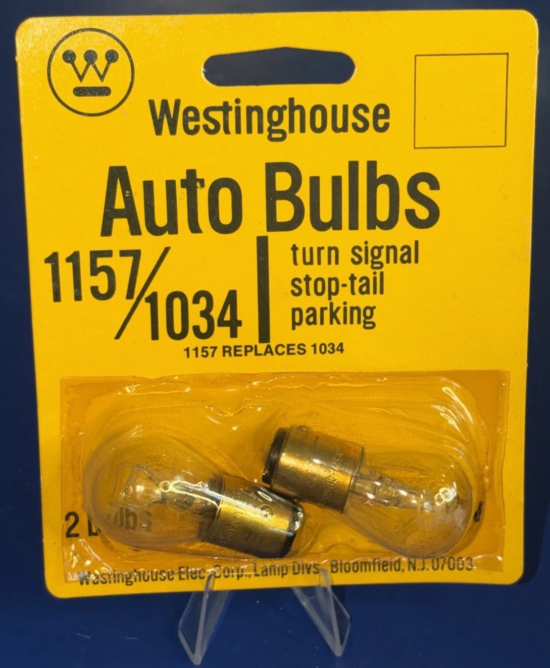 Original Westinghouse 1157/1034 2 Bulbs 12V Amber Automotive Turn Signal Parking