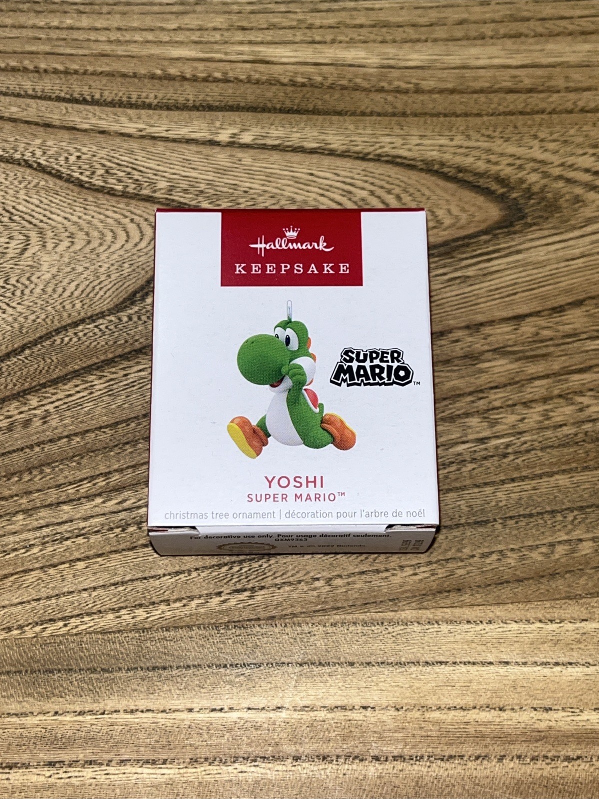 2022 Hallmark Keepsake Miniature Christmas Ornament Mini Super Mario Mini Yoshi 2022 Hallmark Keepsake Miniature Christmas Ornament Mini Super Mario Mini Yoshi