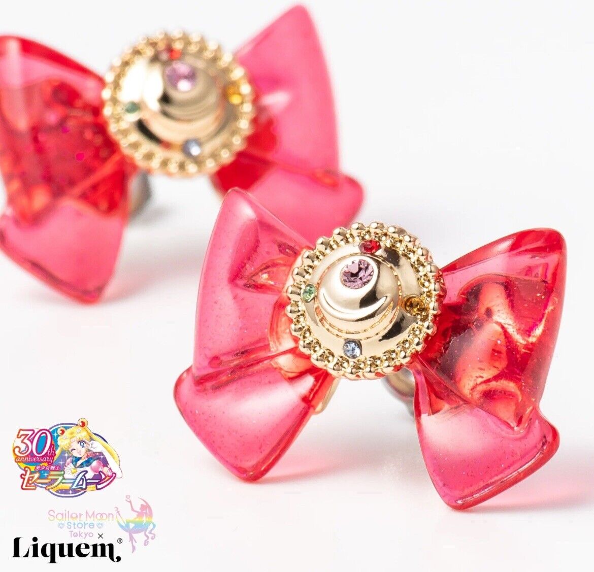 【PSL】Sailor Moon Liquem / Brooch Ribbon pierced JAPAN  accessories limited