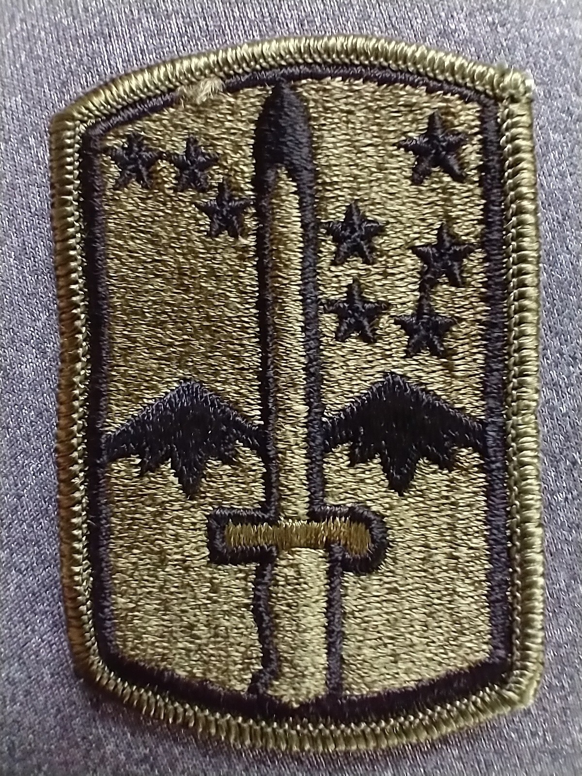 Army Patch: 172nd Infantry Brigade - OCP Subdued Green Military Badge Army Patch: 172nd Infantry Brigade - OCP Subdued Green Military Badge