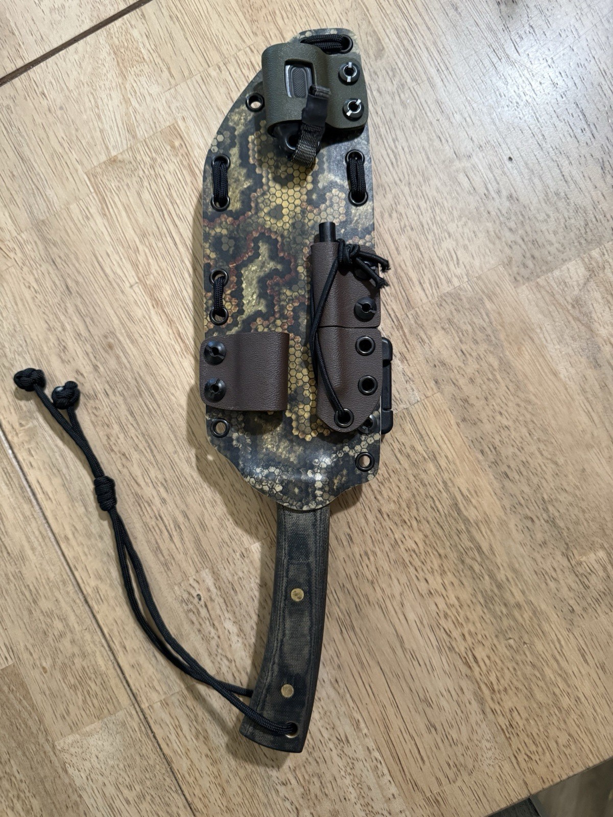 SOLOBOLO knife From Condor  With Custom Built Kydek Sheath