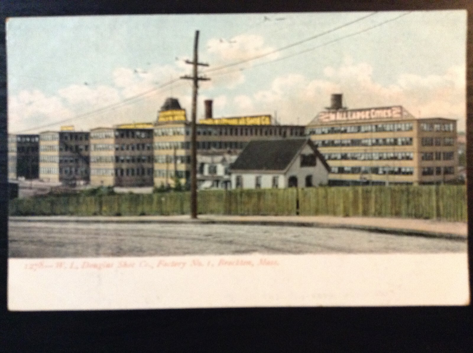 Vintage Postcard 1901-1907 W.L. Douglas Shoe Factory No. 1 Brockton (MA)