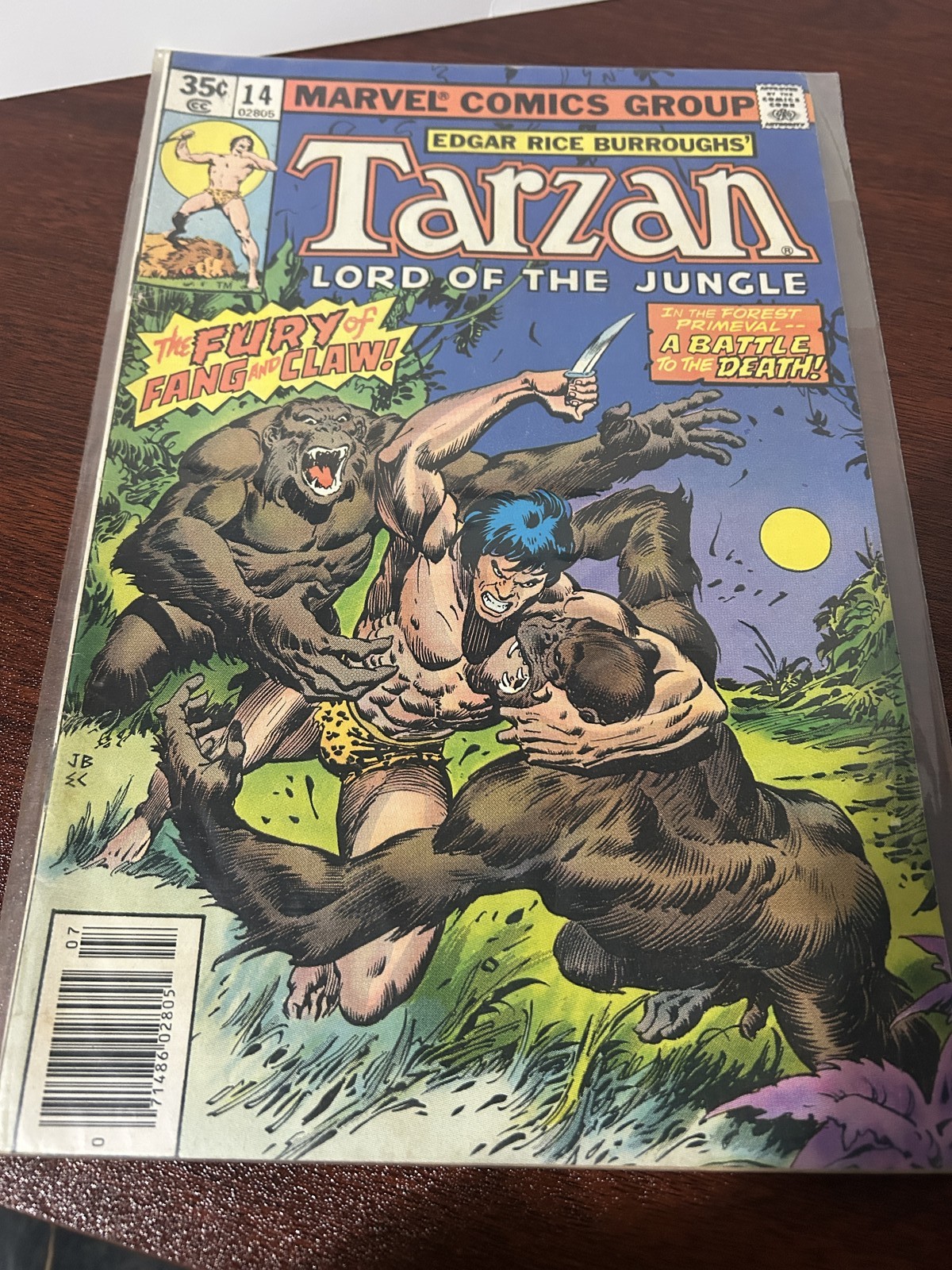 Tarzan Lord of the Jungle #14 Marvel Comics 1977 Bronze Age John Buscema Fine