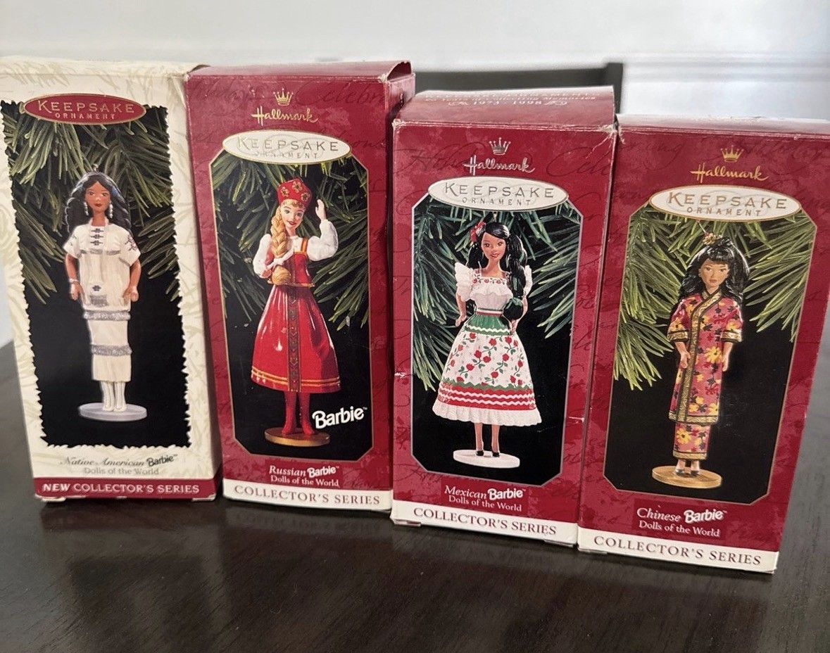 Hallmark Keepsake Barbie Collector’s Series Christmas Ornaments Lot of 17