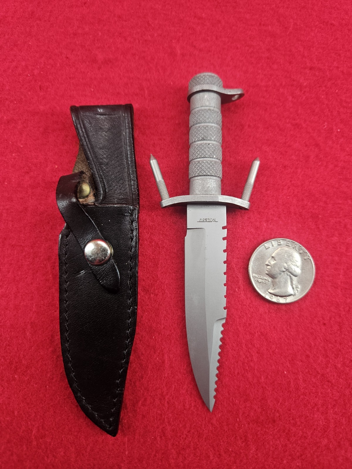 Buck Knives Wilson 184 Buckmaster Survival Knife Authorized Mini 1987 - 200 Made